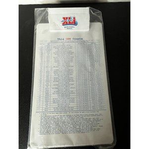 Vintage Super Bowl XLI 41 Clip Board 16" New Chicago Bears vs Colts NEW NOS